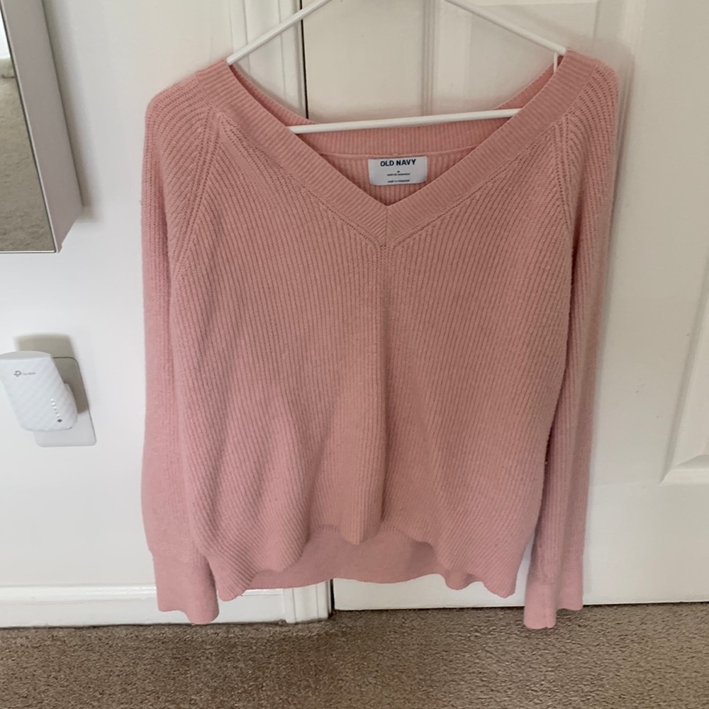 Cute pink cozy sweater